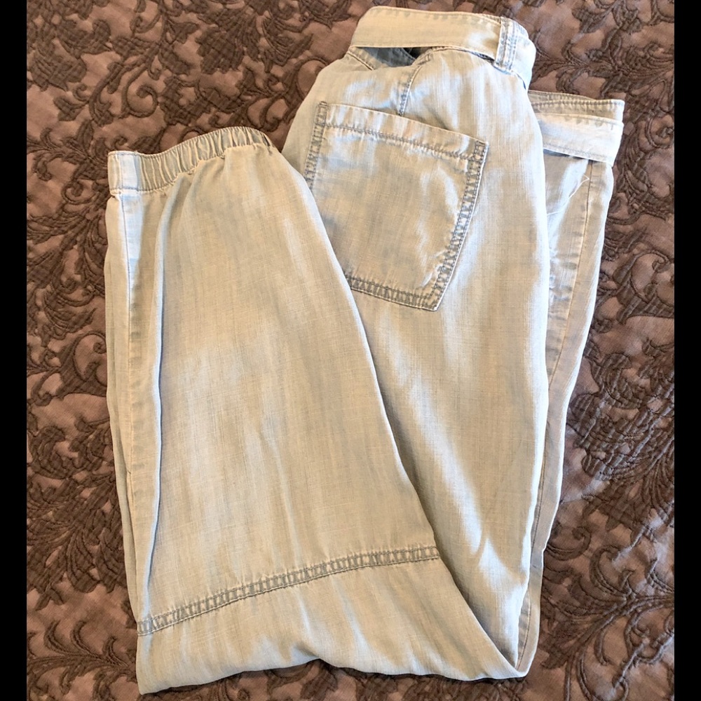 Loft denim joggers